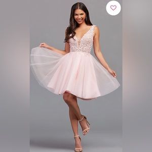 Pink Prom Girl brand prom or party dress. Size 12 but fits like a 10. NWT